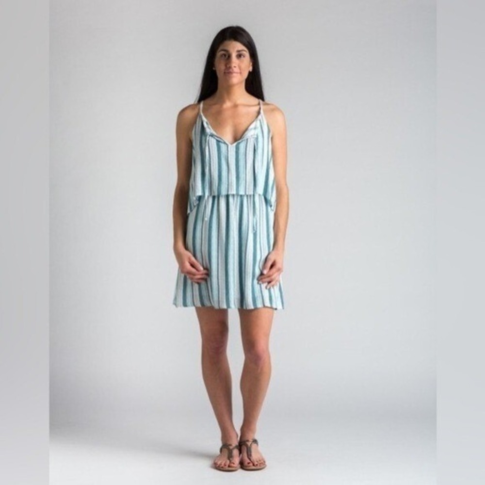 Splendid Striped Beachcomber Mini Dress Womens Small Travel Vacation Nautical